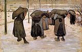Vincent van Gogh Women Miners Carrying Coal painting
